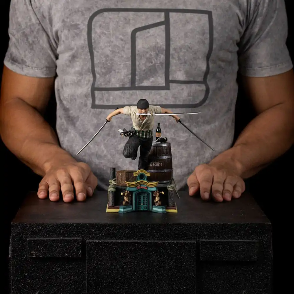 One Piece Art Scale Statuie 1/10 Zoro 19 cm poza produsului