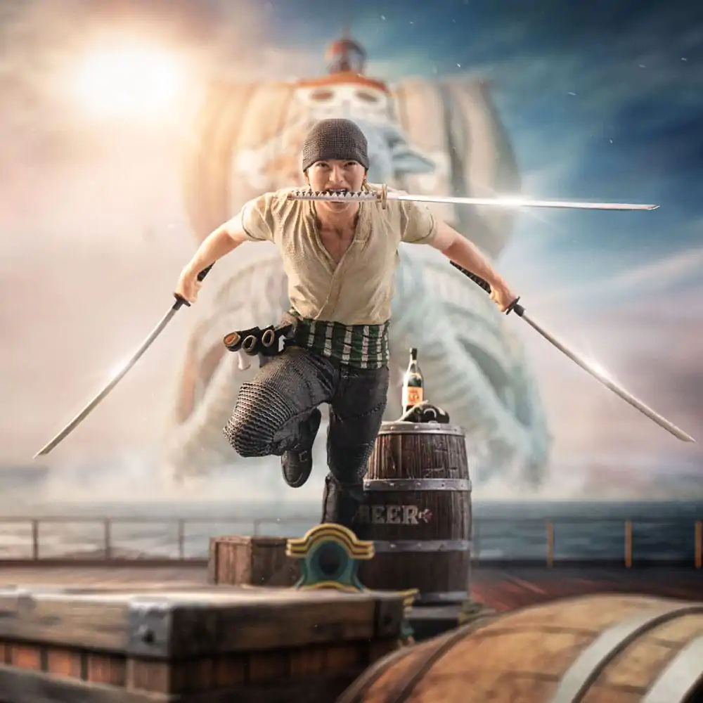 One Piece Art Scale Statuie 1/10 Zoro 19 cm poza produsului