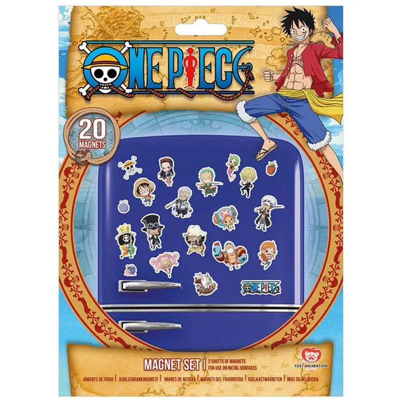 Magnete de frigider One Piece Chibi, piese poza produsului