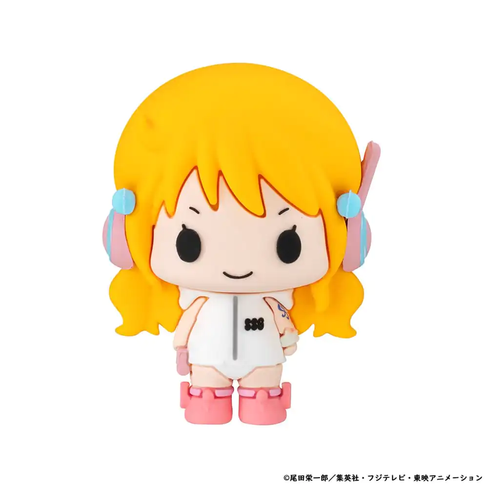 One Piece Chokorin Mascot Series Trading Figura Pachet de 6 bucati Egghead Ver. 5 cm poza produsului