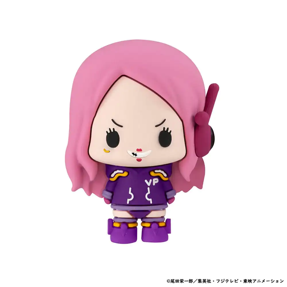 One Piece Chokorin Mascot Series Trading Figura Pachet de 6 bucati Egghead Ver. 5 cm poza produsului