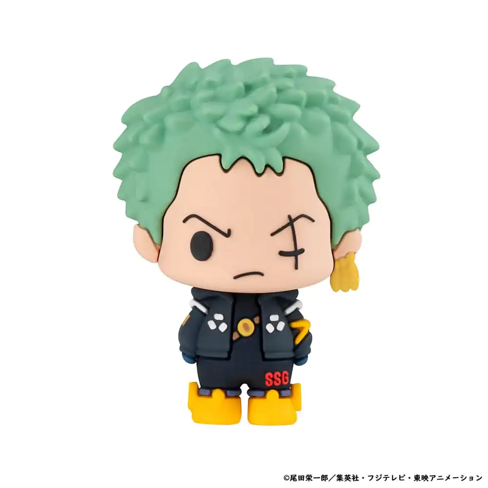 One Piece Chokorin Mascot Series Trading Figura Pachet de 6 bucati Egghead Ver. 5 cm poza produsului