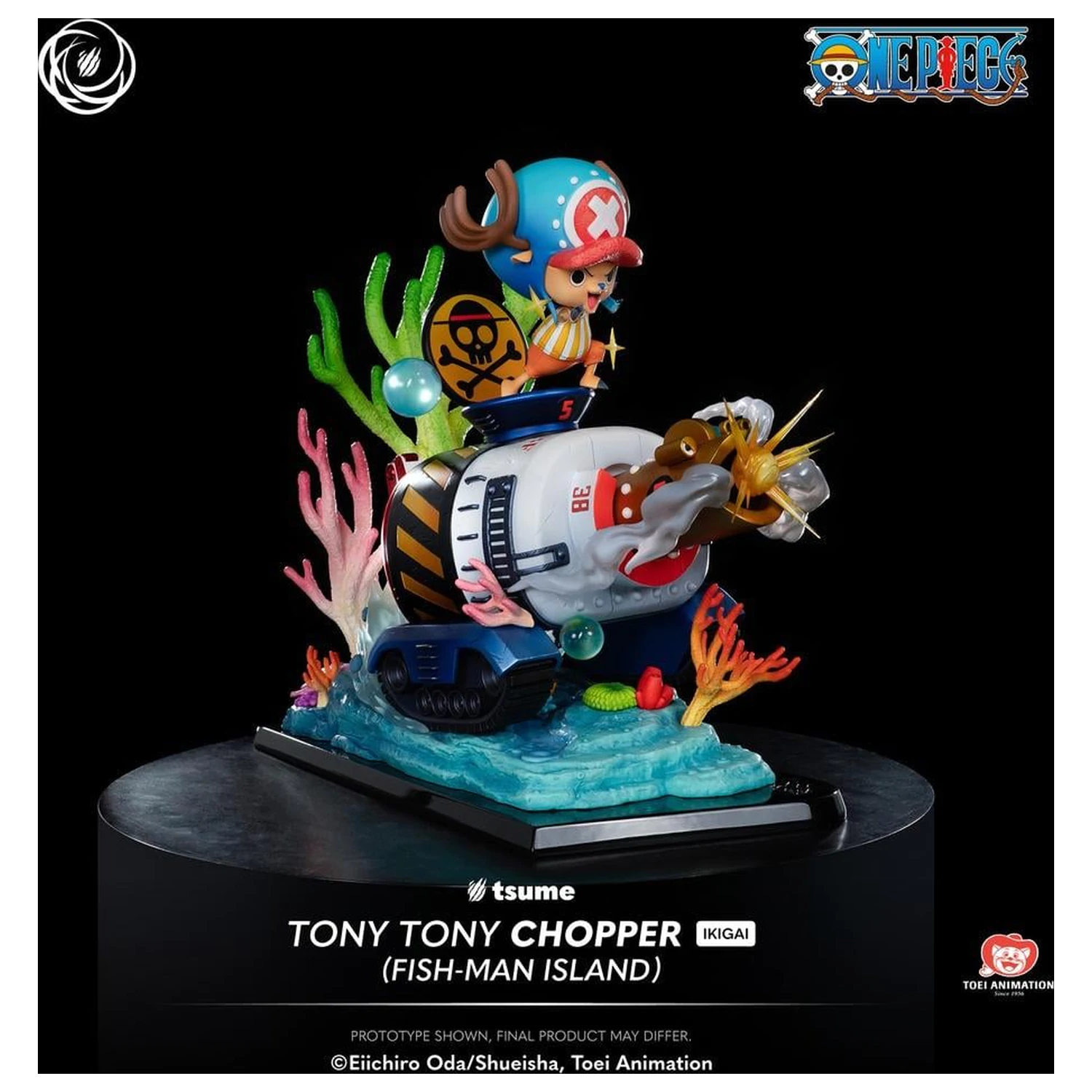 Statuie One Piece Chopper "Fish-Man Island" Ikigai 1/6 By Tsume 34 cm poza produsului