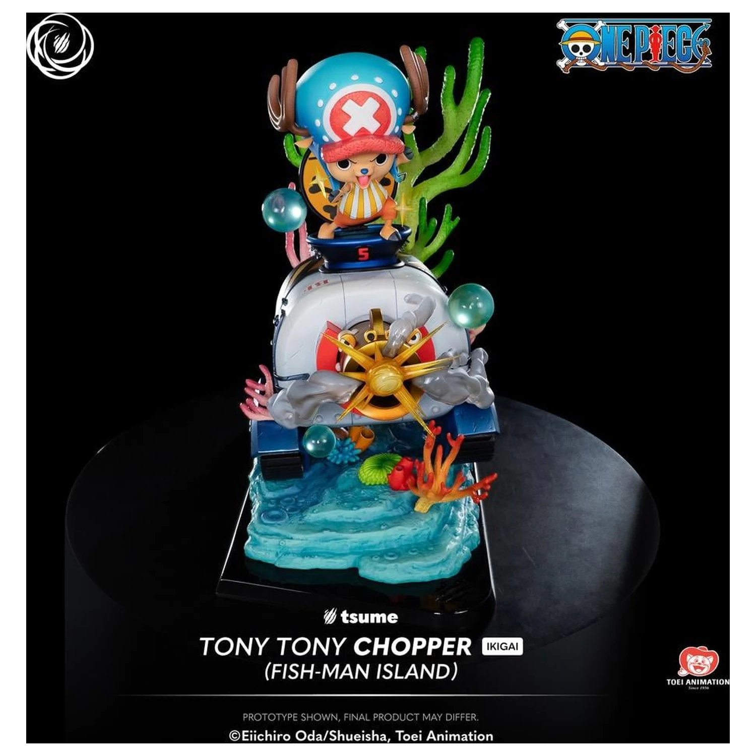 Statuie One Piece Chopper "Fish-Man Island" Ikigai 1/6 By Tsume 34 cm poza produsului