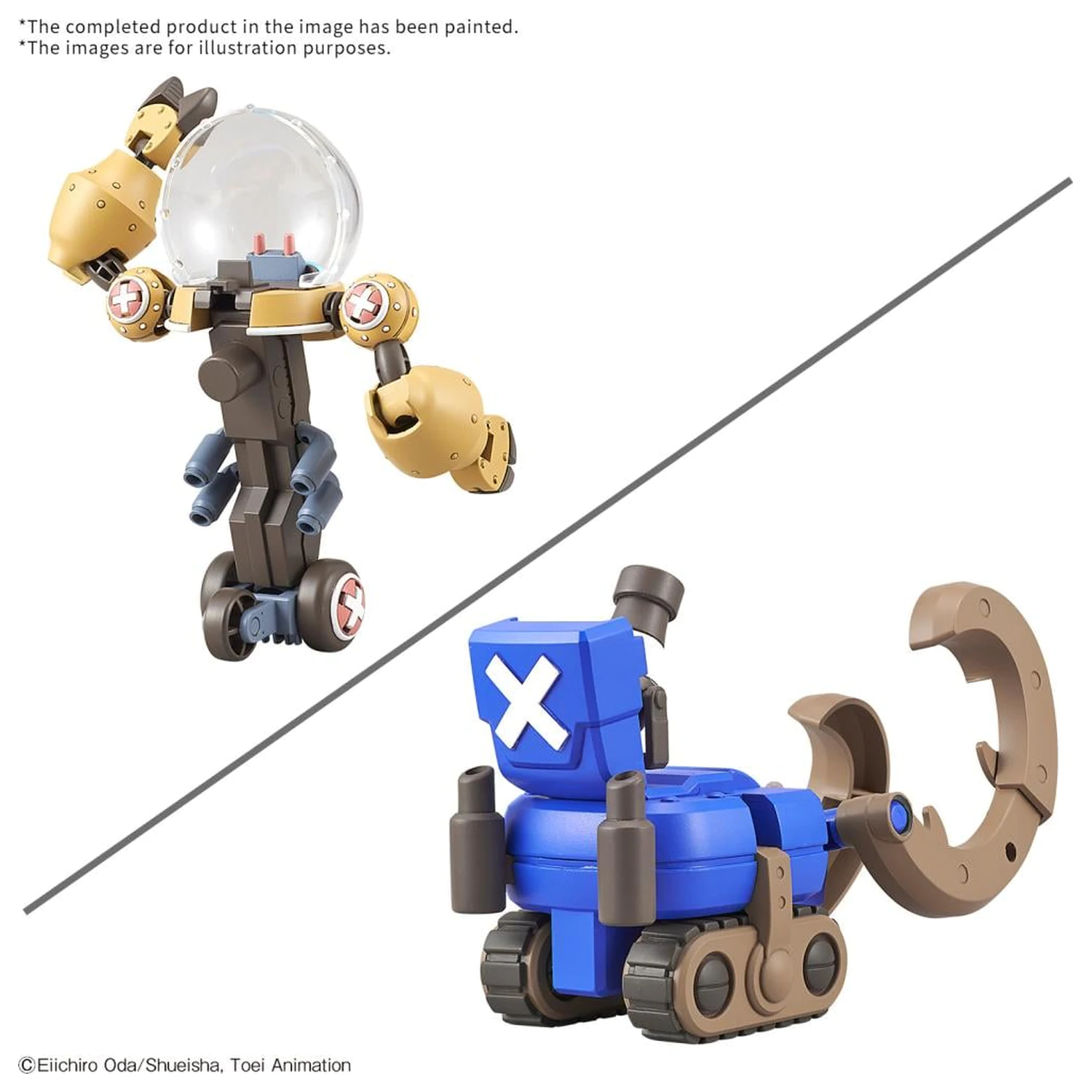 One Piece: Chopper Robo Super 2&3 Heavy Armor & Horn Dozer - Kit de model poza produsului