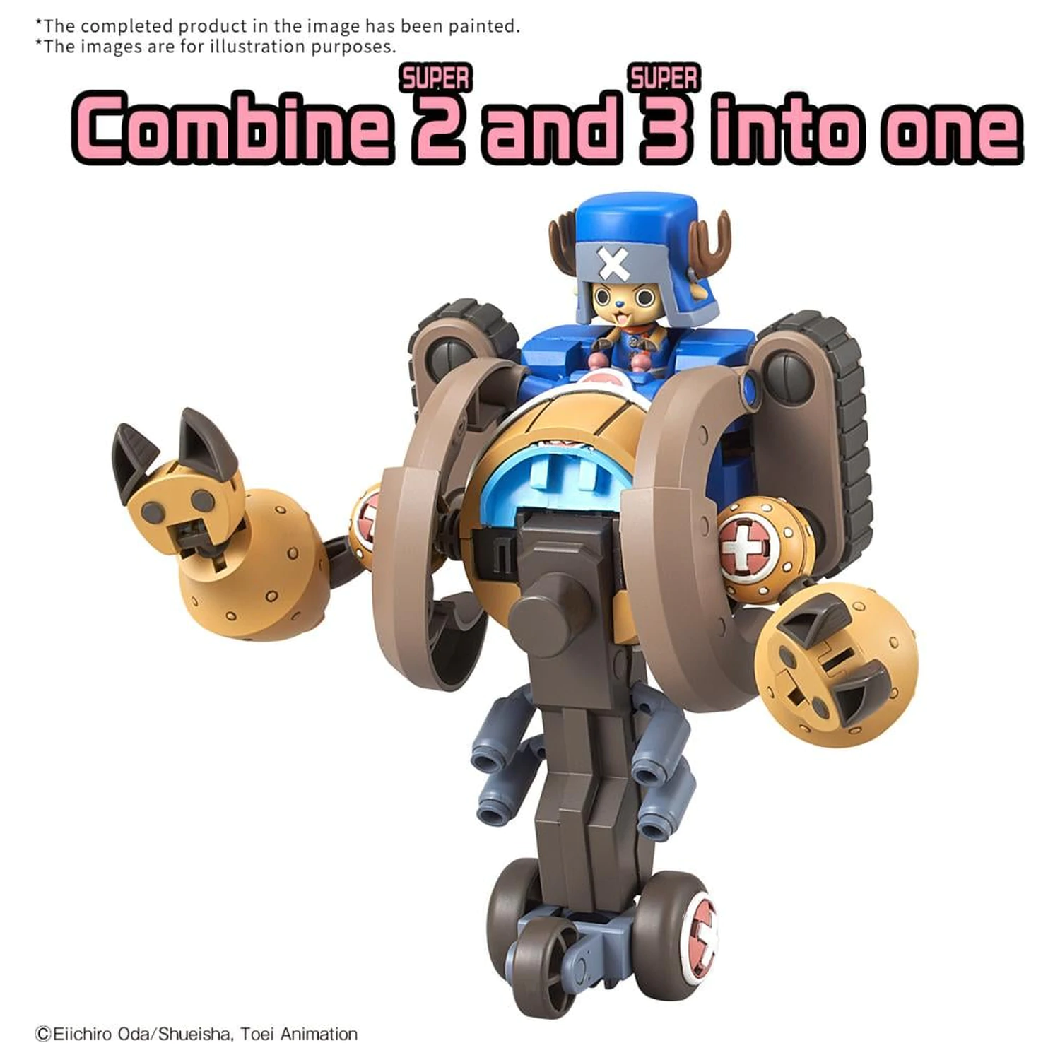 One Piece: Chopper Robo Super 2&3 Heavy Armor & Horn Dozer - Kit de model poza produsului