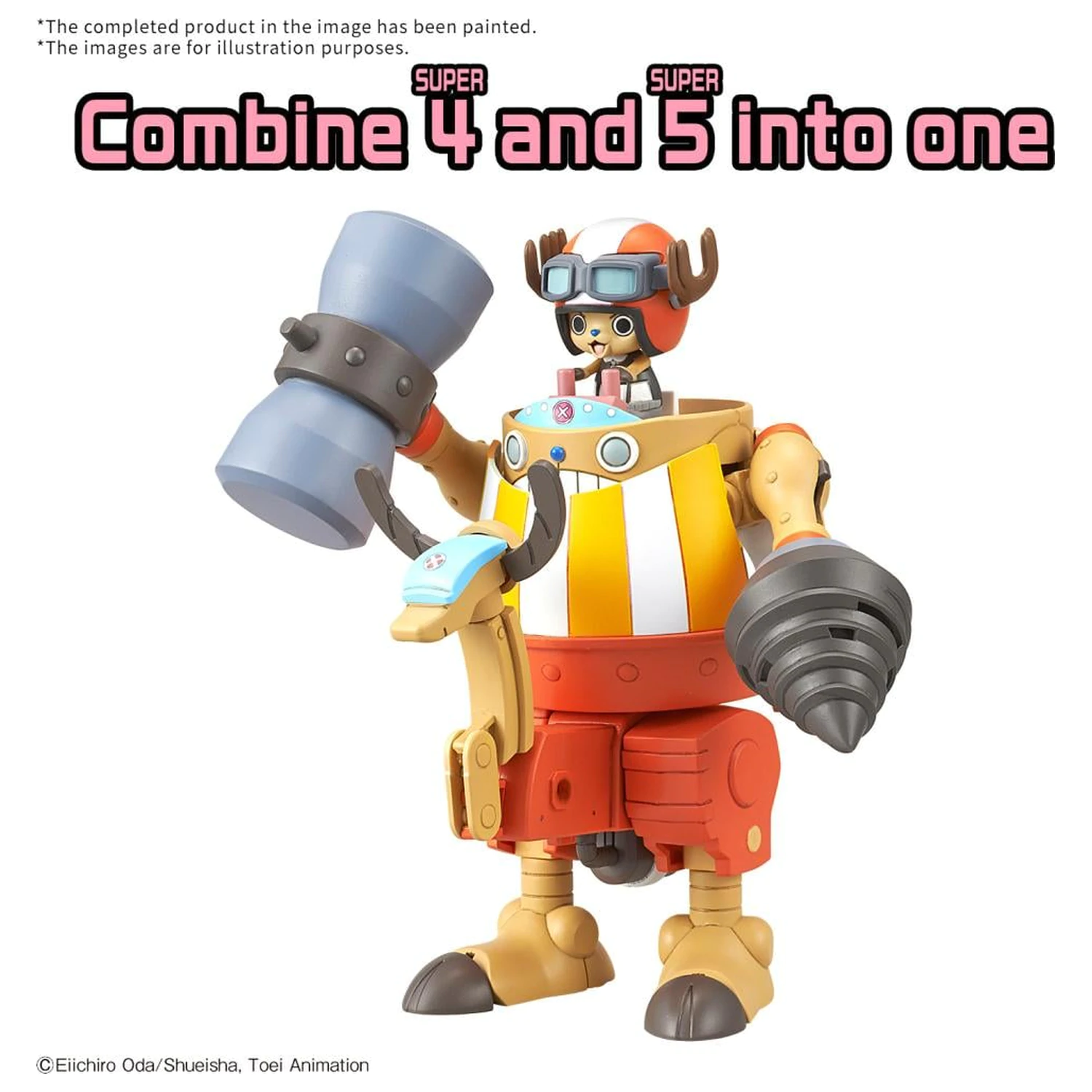 One Piece Chopper Robo Supper 4&5 Kung Fu...& Walk Hopper Kit de model poza produsului
