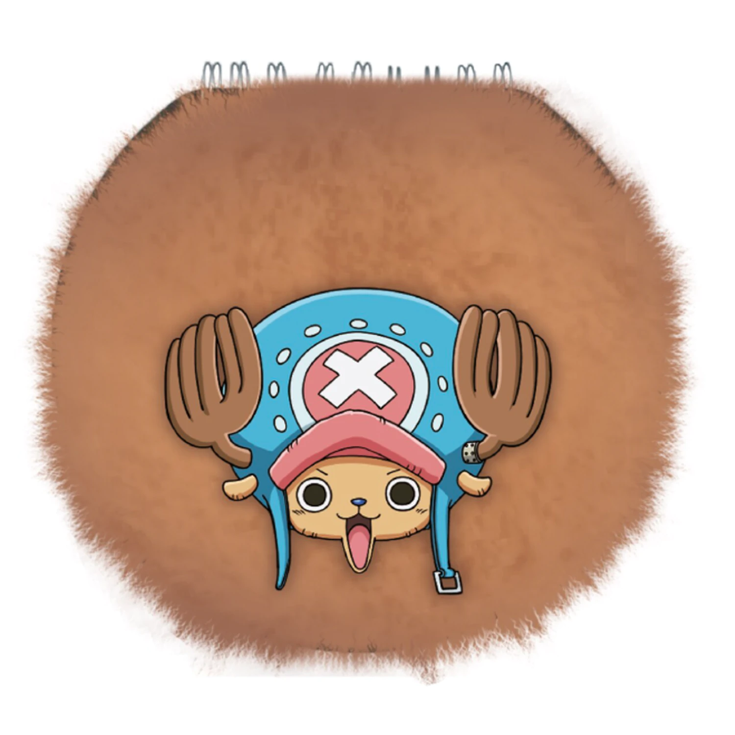 One Piece Chopper Caiet pufos rotund poza produsului