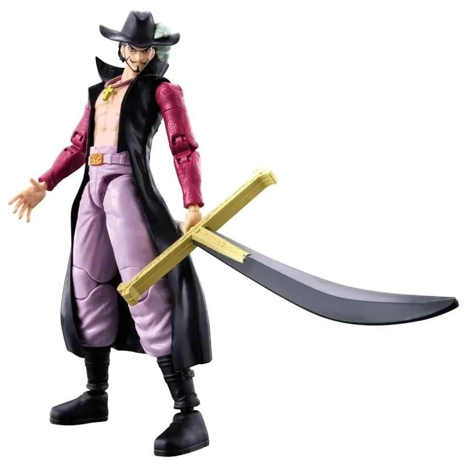 One Piece Dracule Mihawk Figura Anime Heroes 17 cm poza produsului