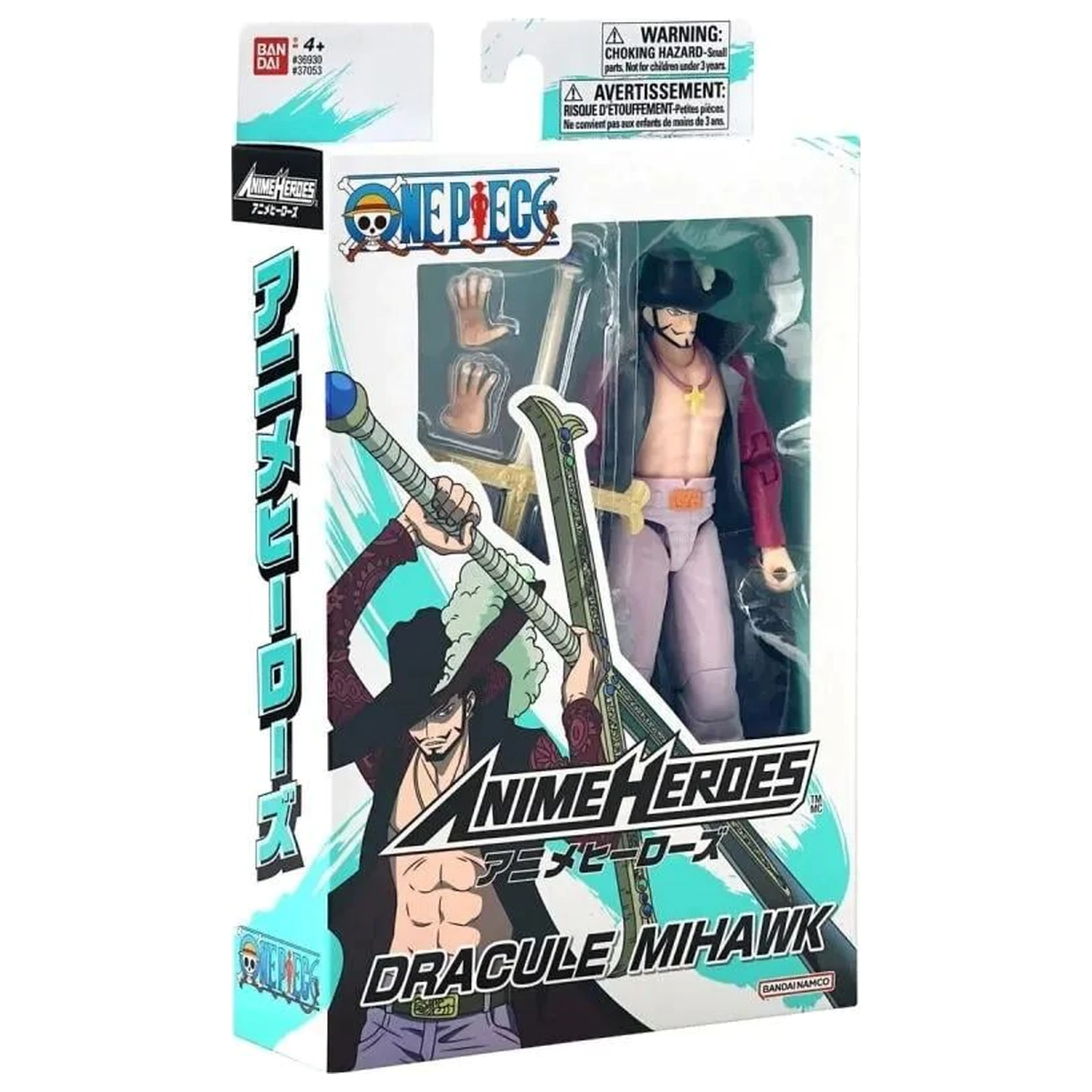 One Piece Dracule Mihawk Figura Anime Heroes 17 cm poza produsului
