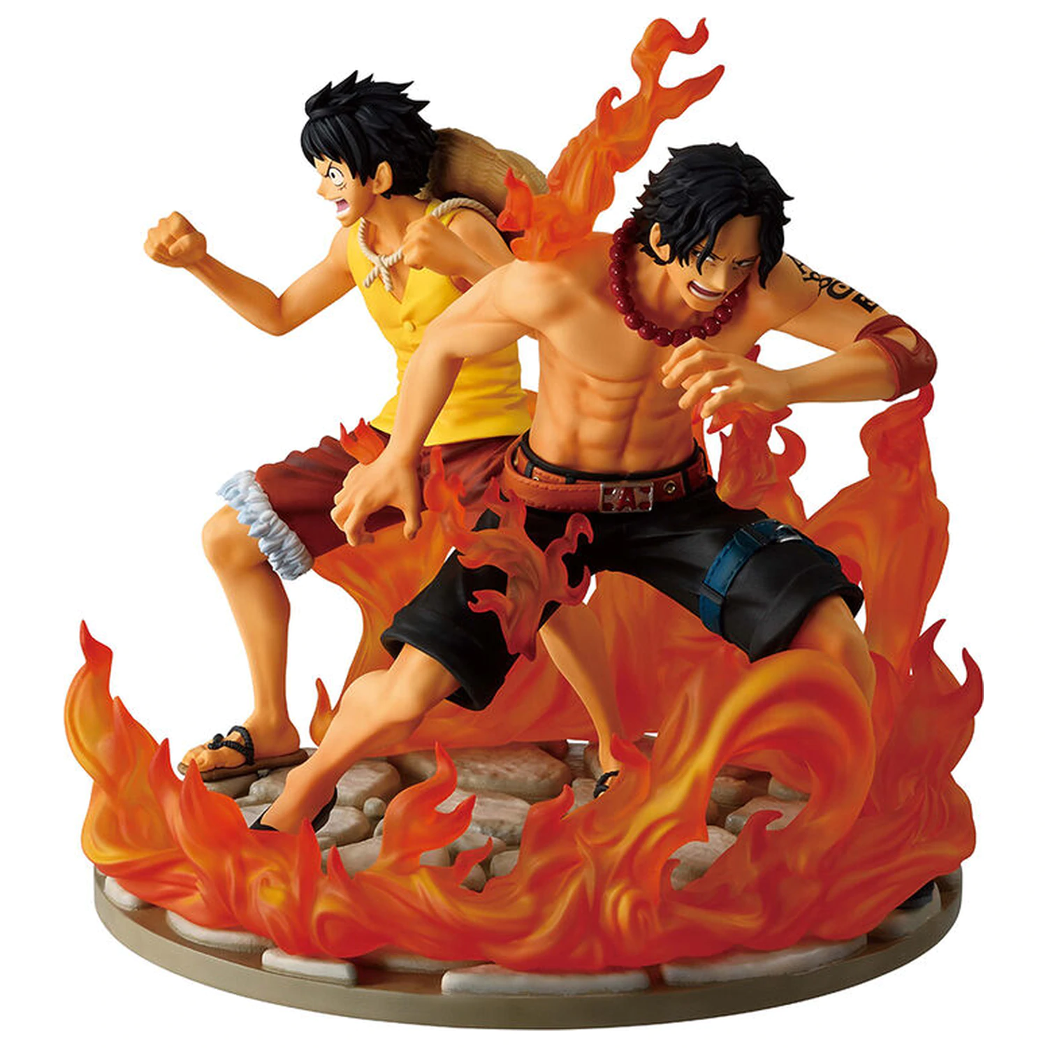 One Piece Dramatic Memories Ace & Luffy Ichibansho figurina 15cm poza produsului