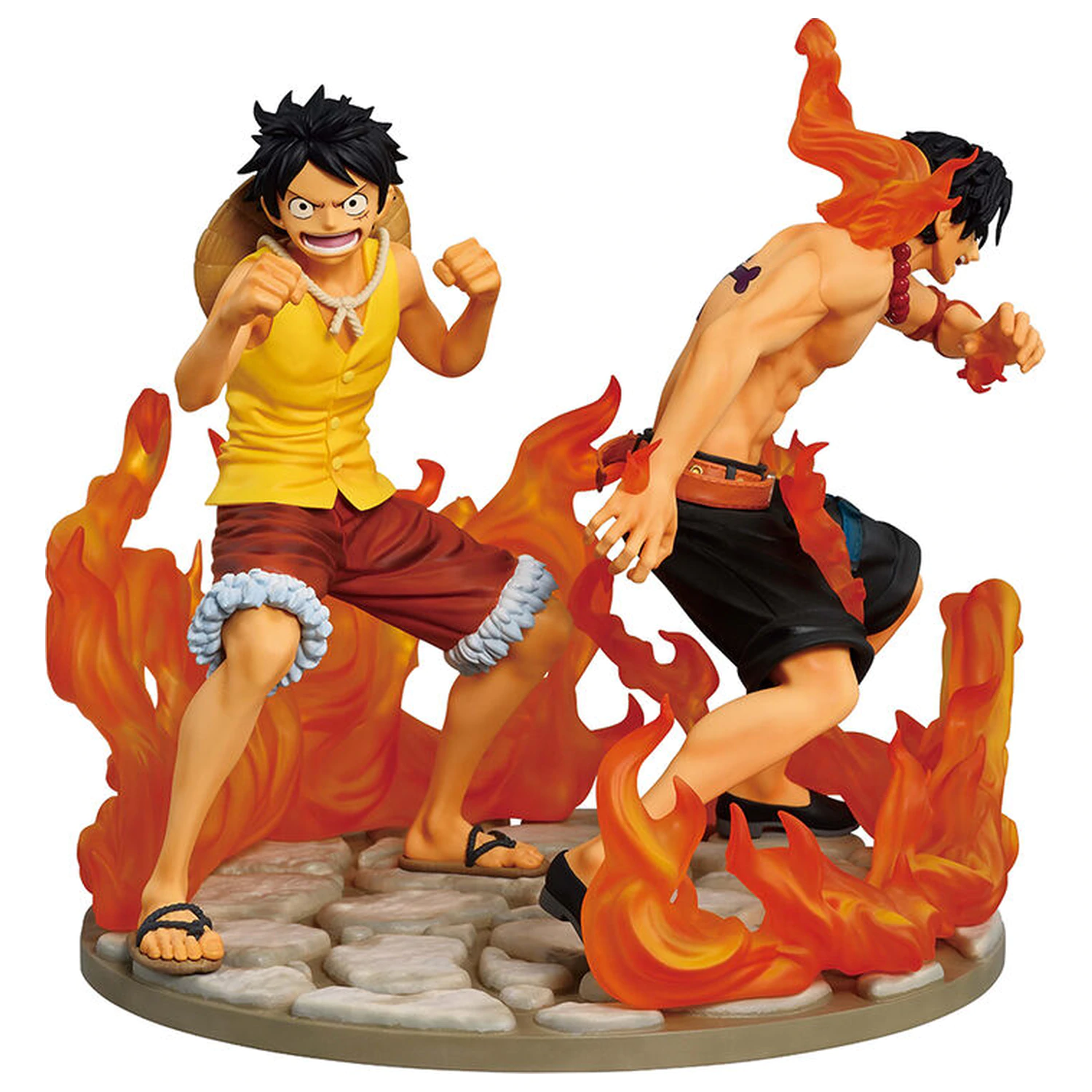 One Piece Dramatic Memories Ace & Luffy Ichibansho figurina 15cm poza produsului