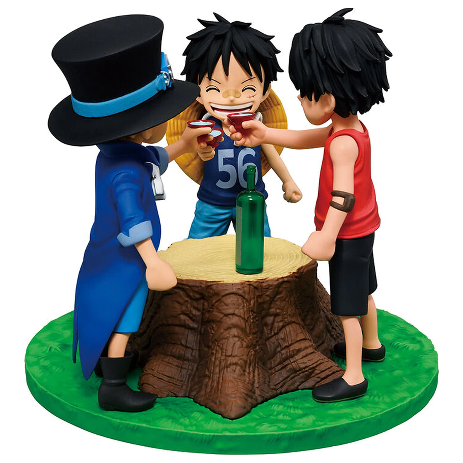 One Piece Dramatic Memories Ace & Sabo & Luffy Ichibansho figurina 10cm poza produsului