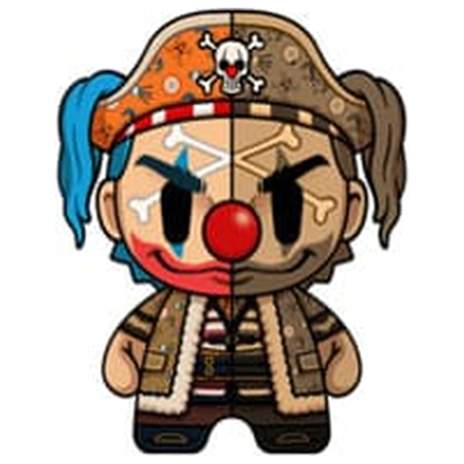 One Piece DZNR figurina de plus Buggy Dead or Alive Edition 18 cm poza produsului