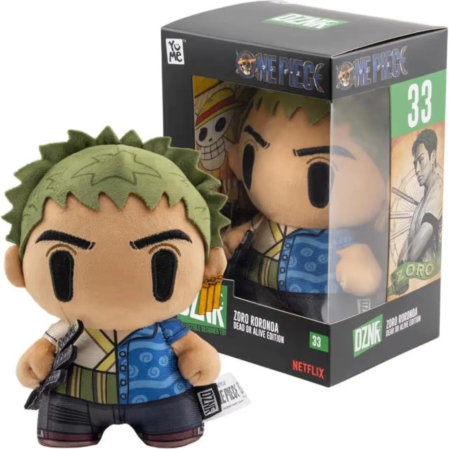 One Piece DZNR figurina de pluș Zoro Dead or Alive Edition 18 cm poza produsului