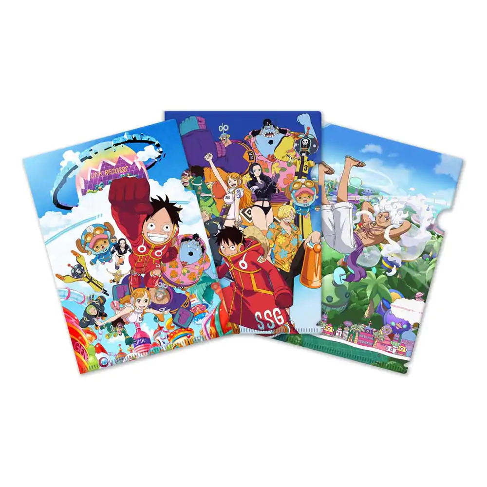 Set de 3 mape transparente One Piece Saga Egghead poza produsului