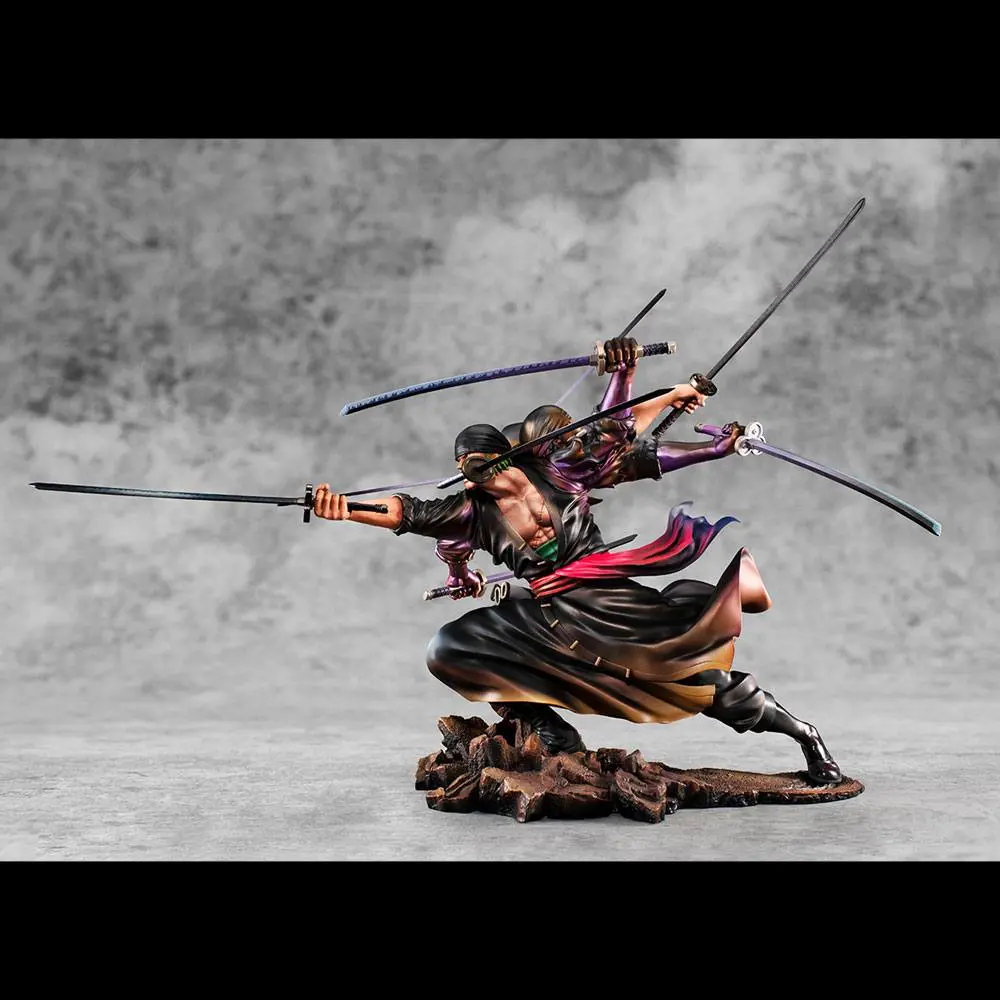 One Piece Excellent Model P.O.P Statuie PVC SA-Maximum Roronoa Zoro Ver. Demon Spirit Kyuutouryuu Asura 17 cm poza produsului