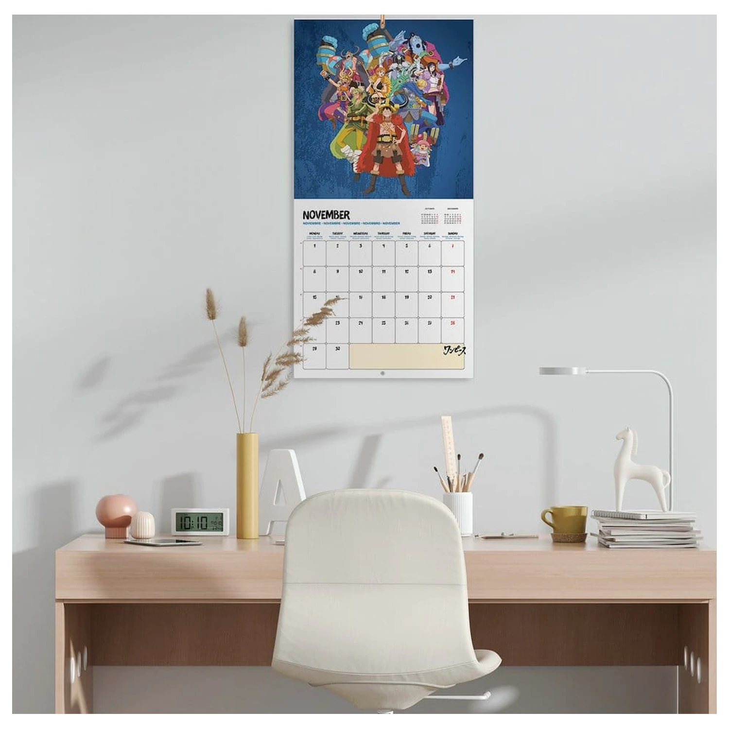 One Piece Calendar de perete 2027 30 x 30 cm poza produsului