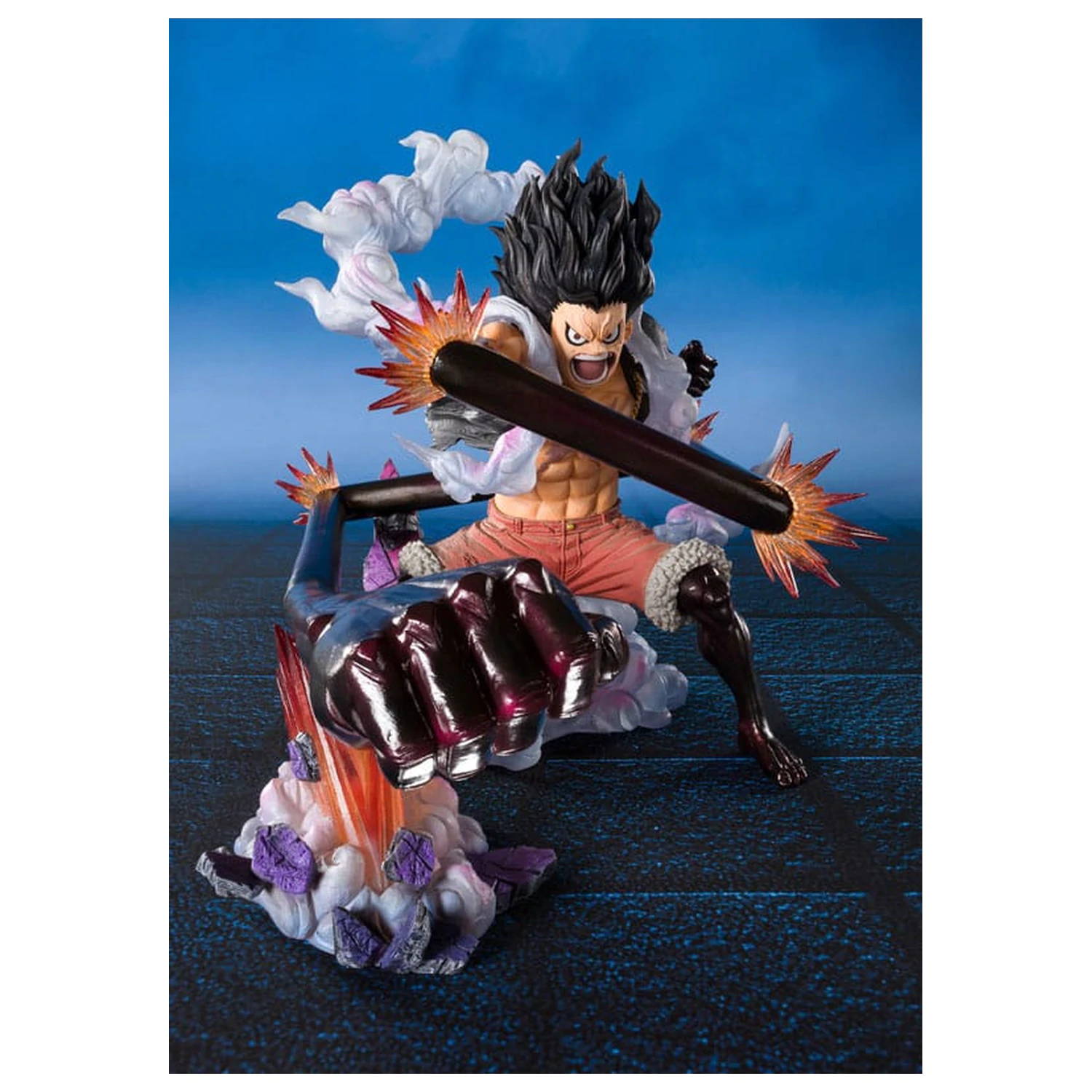 Statuieta One Piece Figuarts ZERO Extra Battle din PVC Monkey D. Luffy Gear 4 Snake Man King Cobra 21 cm poza produsului
