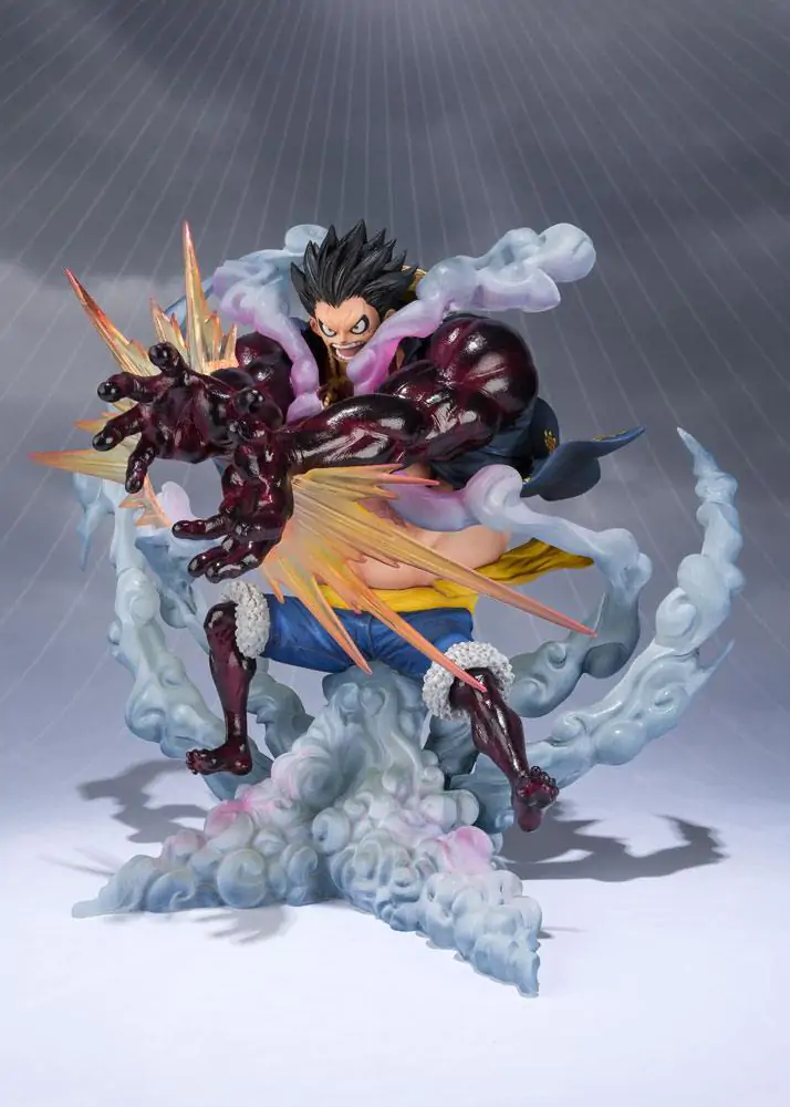 One Piece FiguartsZERO PVC Statuie Monkey D. Luffy Gear 4 Leo Bazooka Reissue 18 cm poza produsului