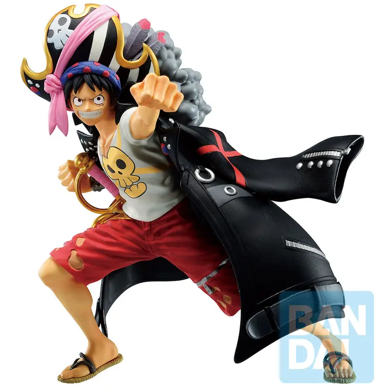 Figurina One Piece Film Red D Luffy Monkey Ichibansho 13 cm poza produsului