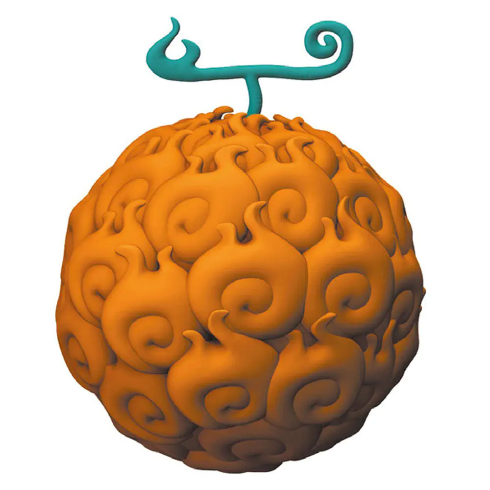 Cutie de bani figurină 8cm One Piece Flame-Flame Fruit poza produsului