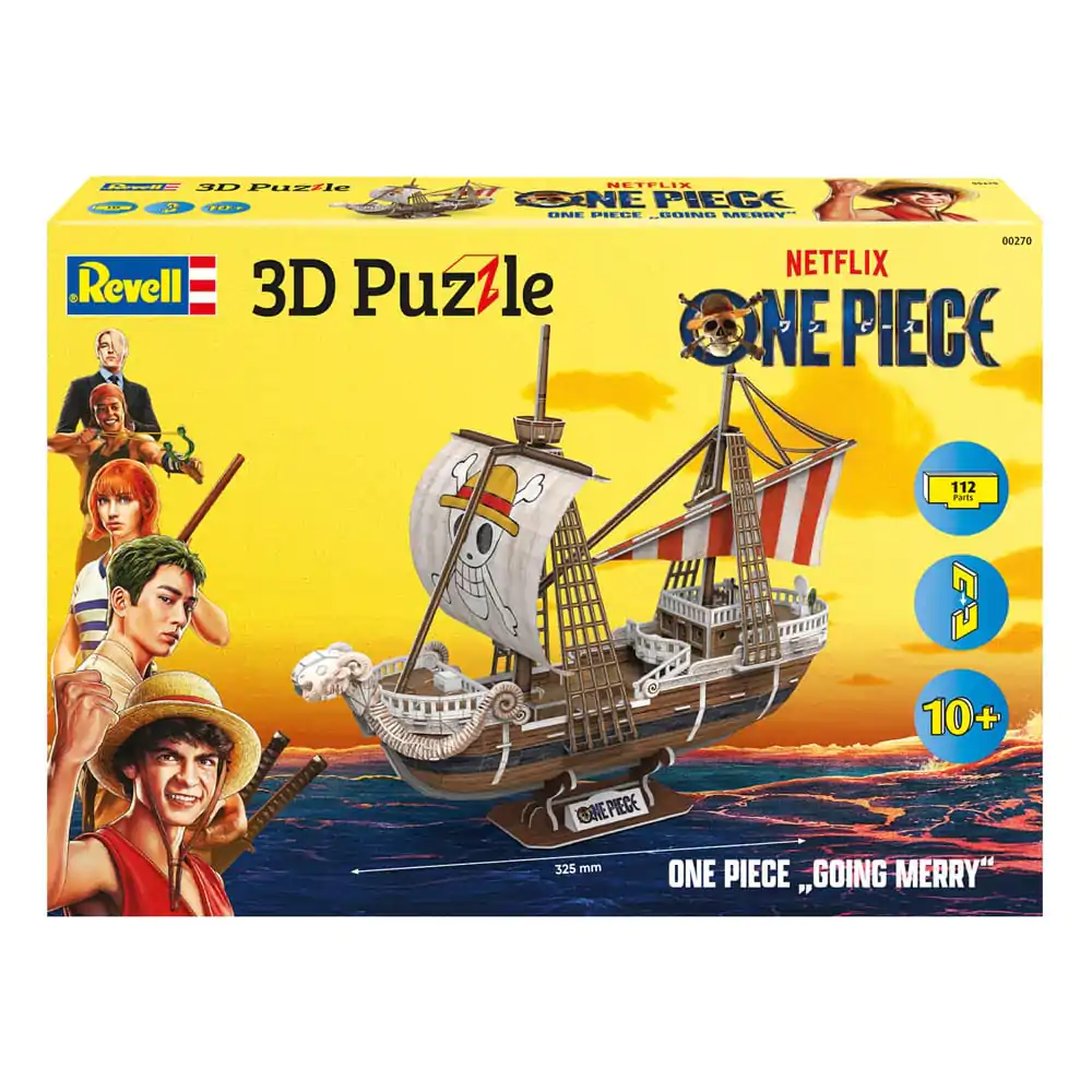 Puzzle 3D One Piece Flying Lamb / Going Merry 32 cm poza produsului