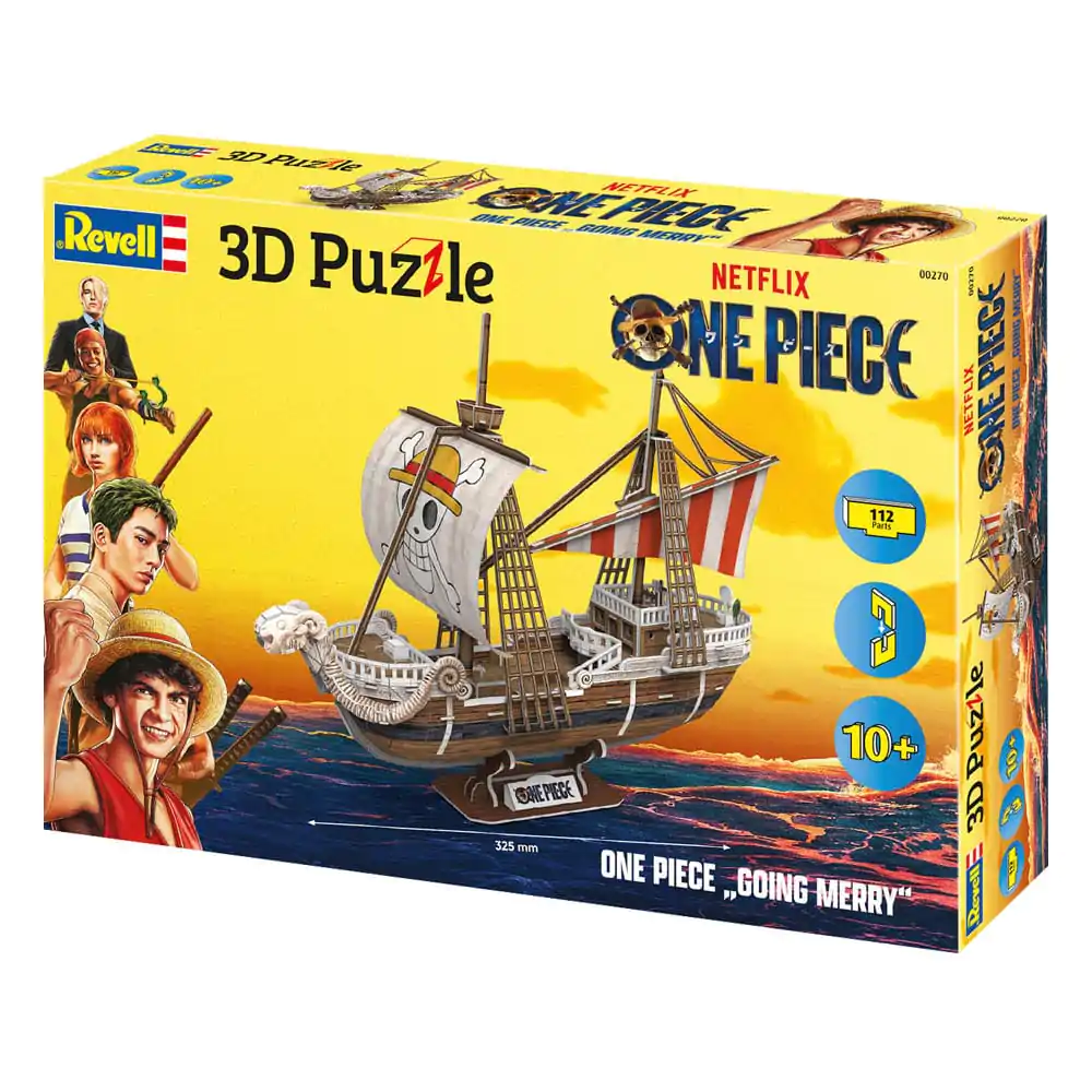 Puzzle 3D One Piece Flying Lamb / Going Merry 32 cm poza produsului