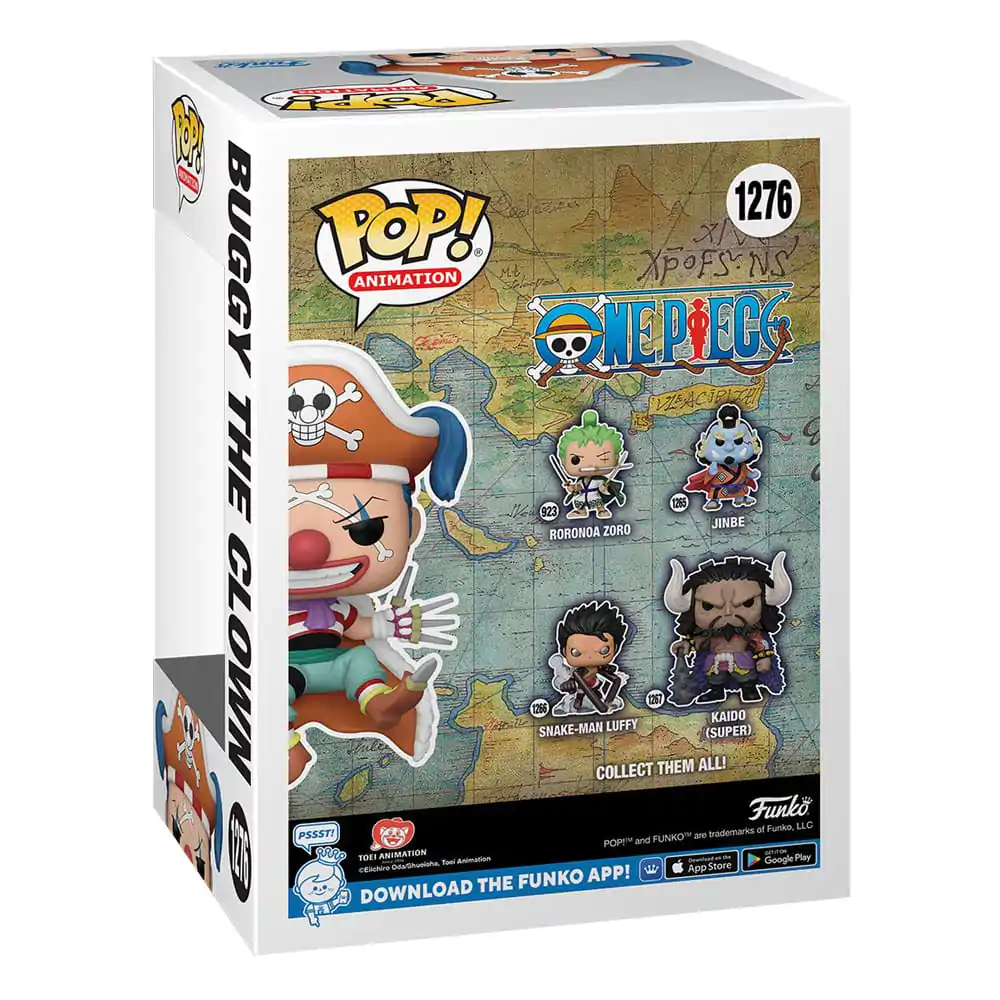 Figurine de colecție din vinil One Piece POP! Animation Buggy the Clown 9 cm poza produsului