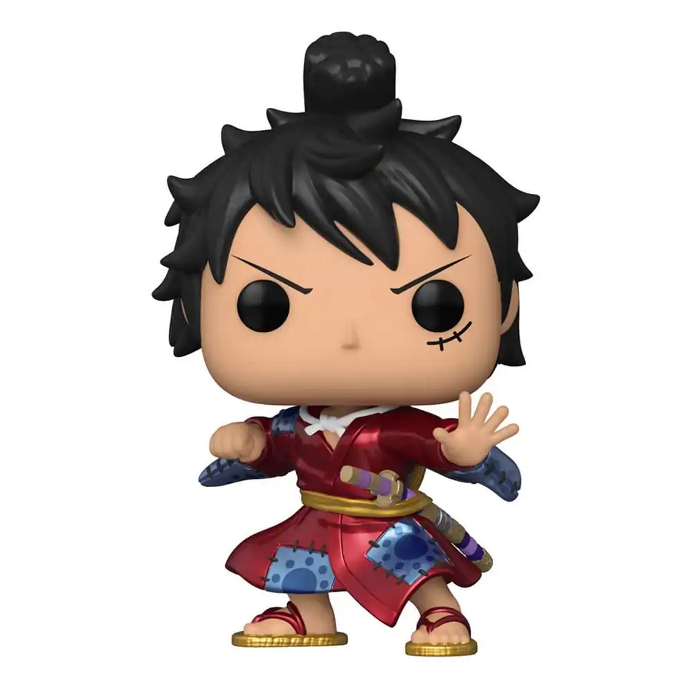 One Piece POP! Animation Figurina Vinyl Luffy in Kimono(MT) Exclusiv 9 cm poza produsului