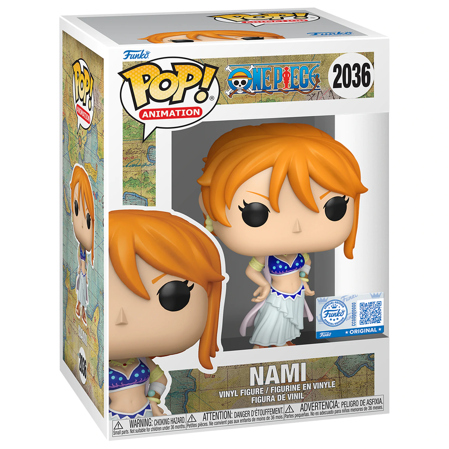 One Piece Funko POP! Animation Figurine de vinil OP- Nami (Alabasta) 9 cm poza produsului
