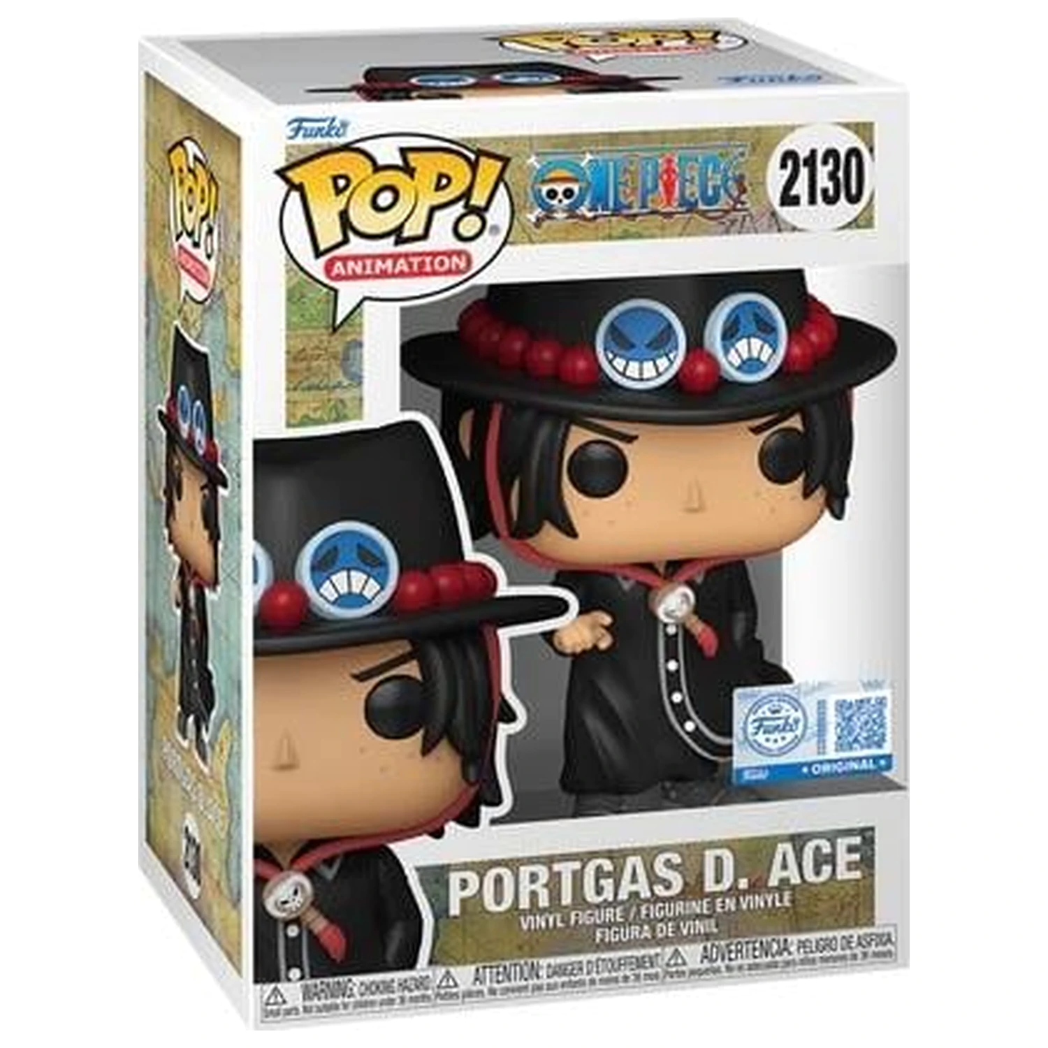 One Piece Funko POP figura Animation Portgas D. Ace Intro poza produsului