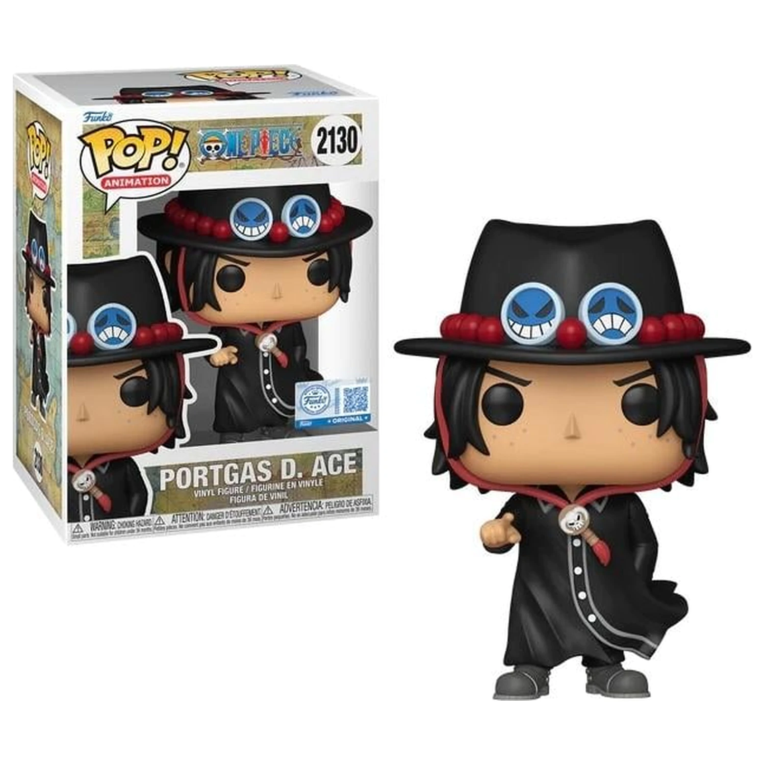 One Piece Funko POP figura Animation Portgas D. Ace Intro poza produsului