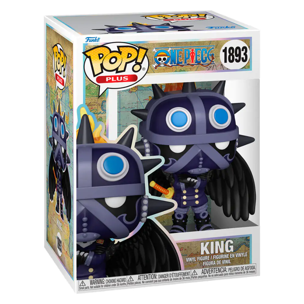 Figurină de vinil animată One Piece Funko POP! Plus King 9 cm poza produsului