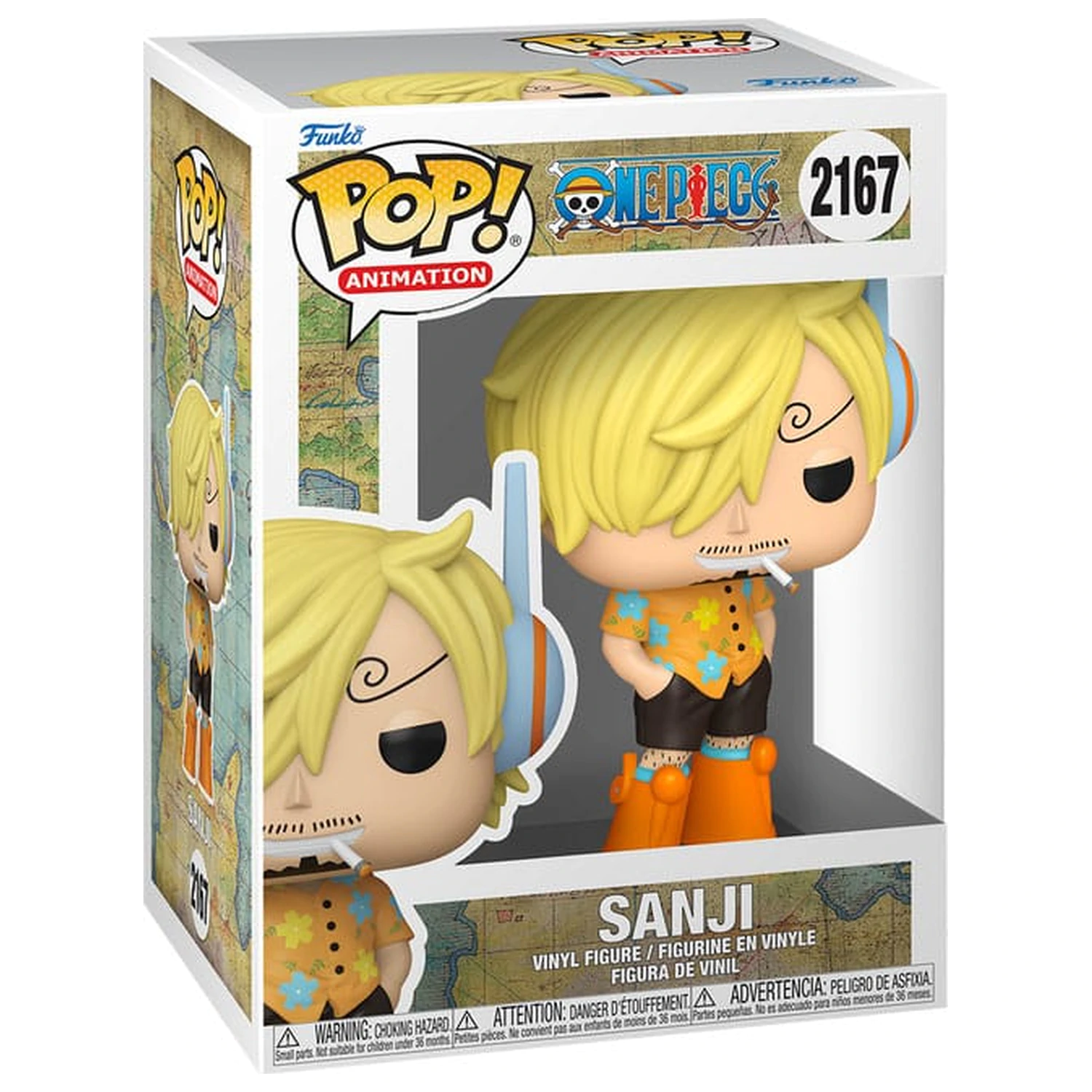 One Piece Funko POP! Figurină de vinil animată Sanji 9 cm poza produsului