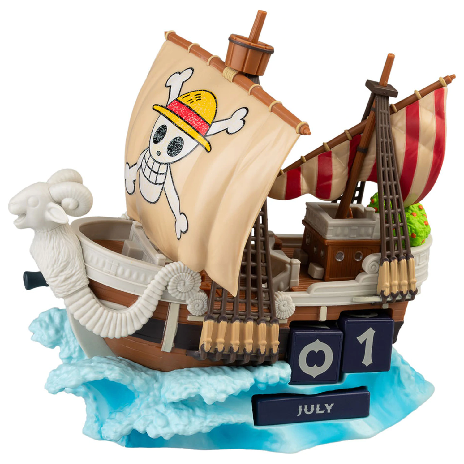 Calendar perpetuu 3D One Piece Going Merry poza produsului