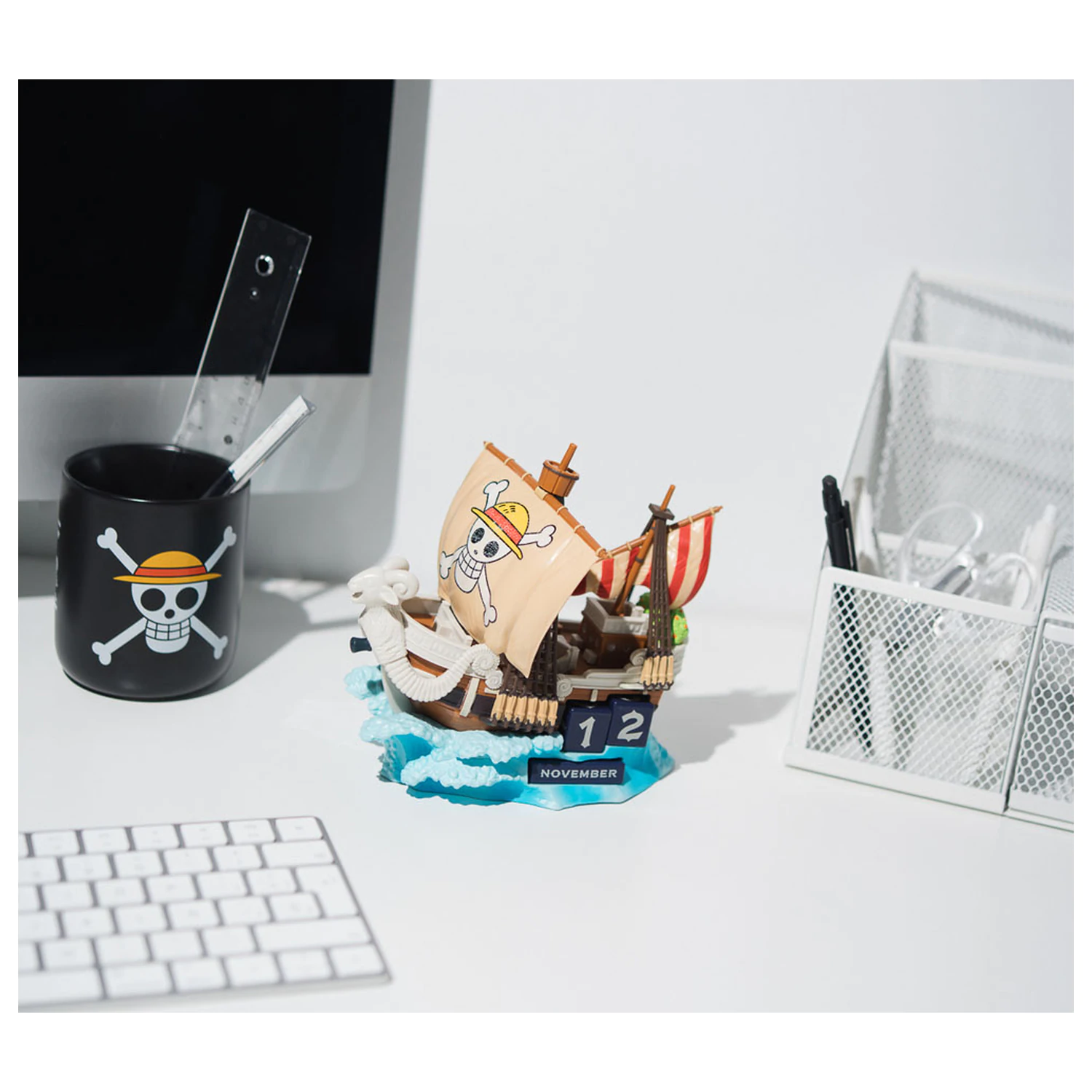 Calendar perpetuu 3D One Piece Going Merry poza produsului