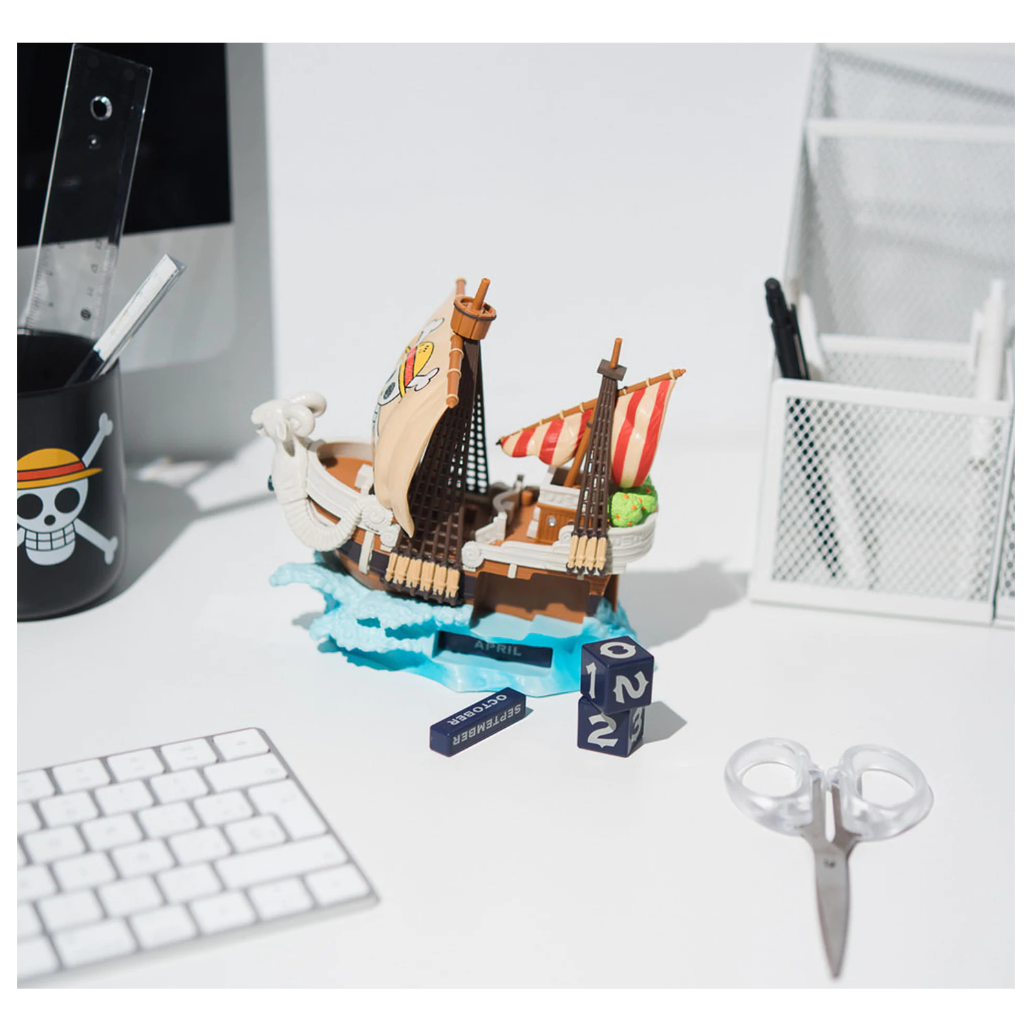 Calendar perpetuu 3D One Piece Going Merry poza produsului