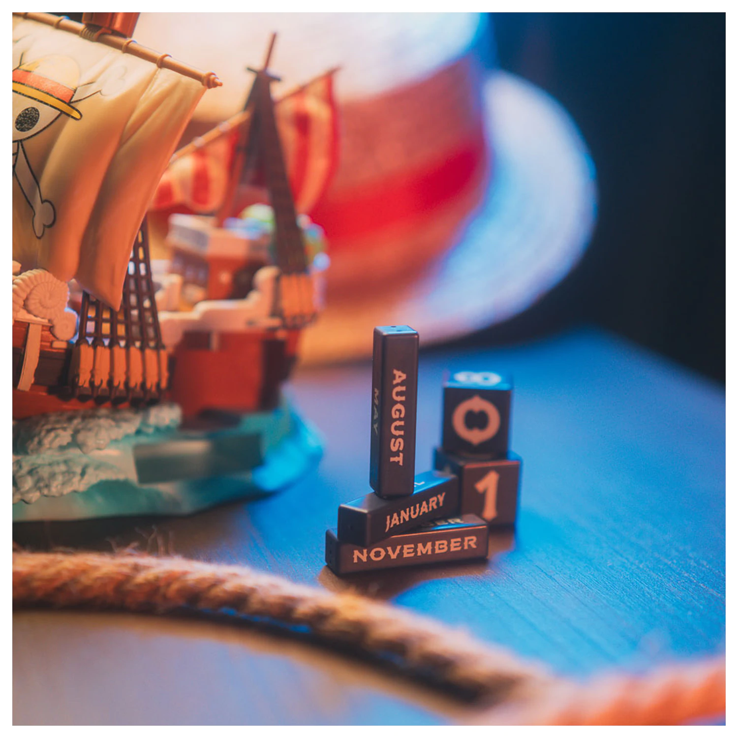 Calendar perpetuu 3D One Piece Going Merry poza produsului