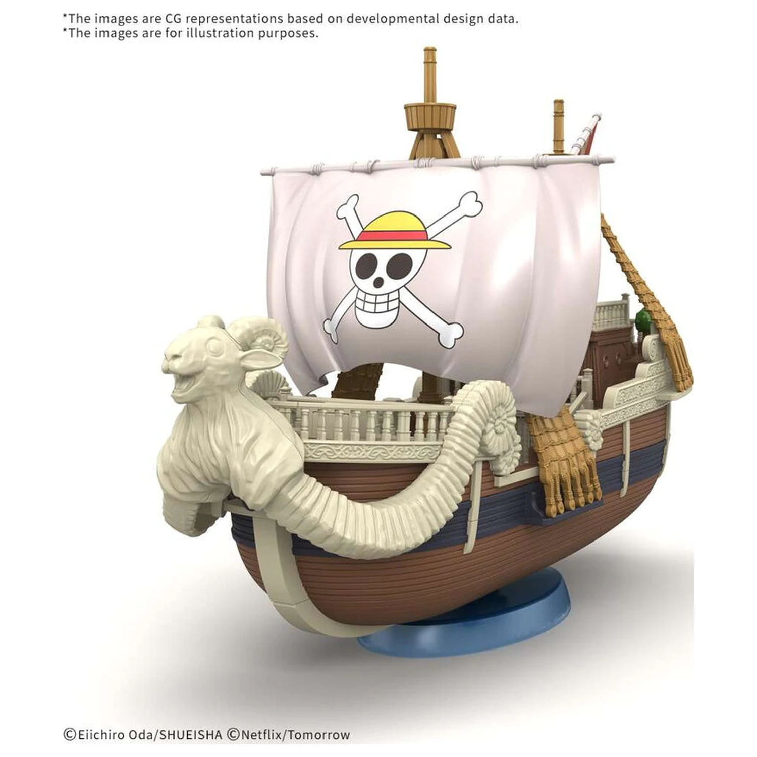 One Piece Grand Ship Collection Netflix Going Merry model kit figurina poza produsului