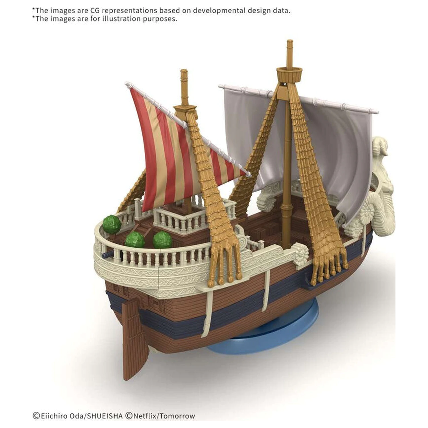One Piece Grand Ship Collection Netflix Going Merry model kit figurina poza produsului