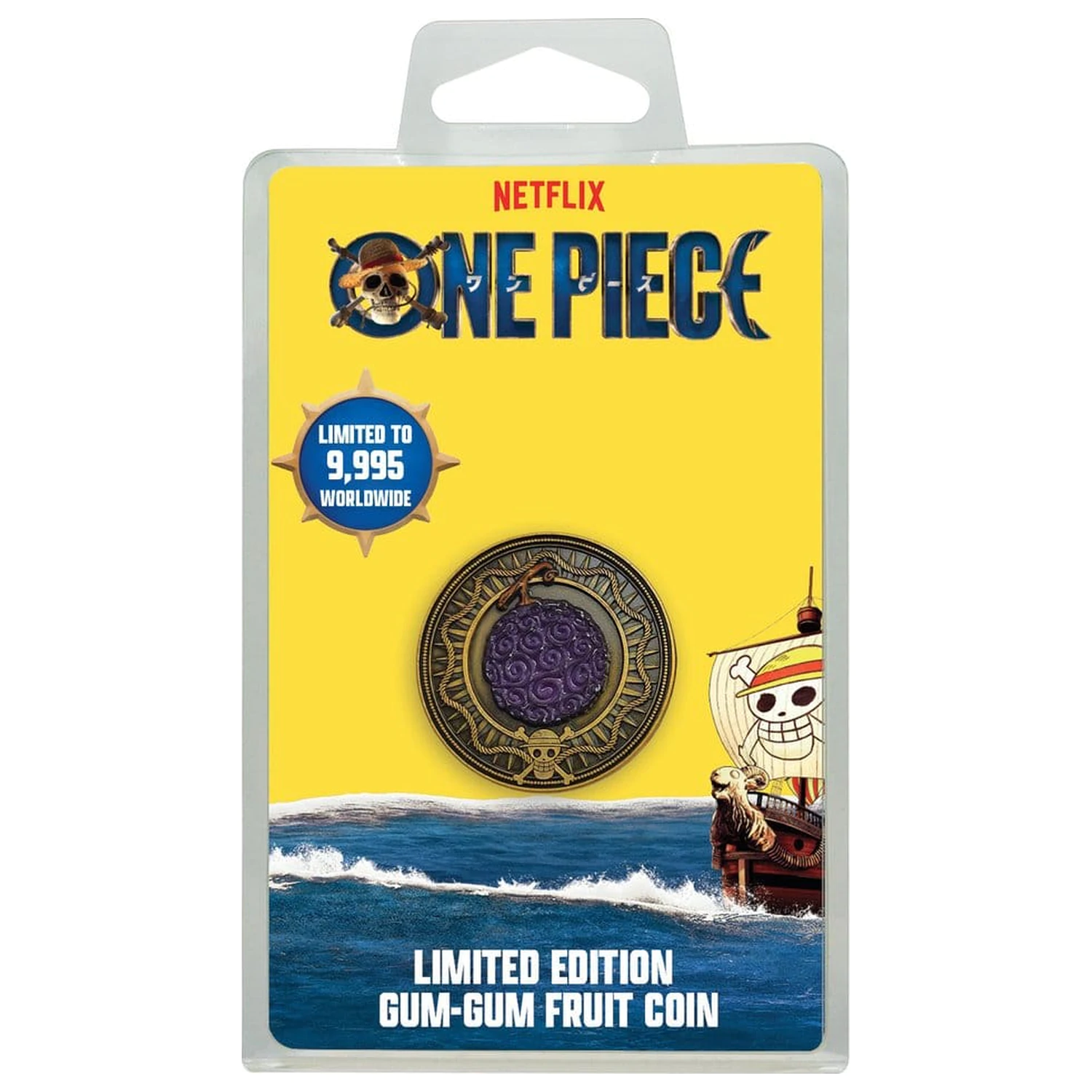 One Piece Moneda de colectie Gum Gum Coin Editie limitata 4 cm poza produsului
