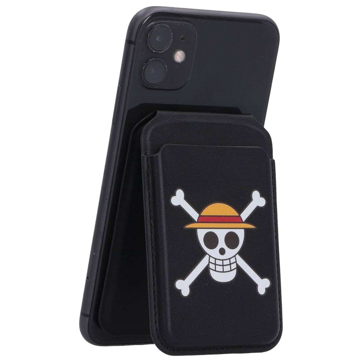 One Piece suport card Luffy Jolly Roger negru 10 cm poza produsului