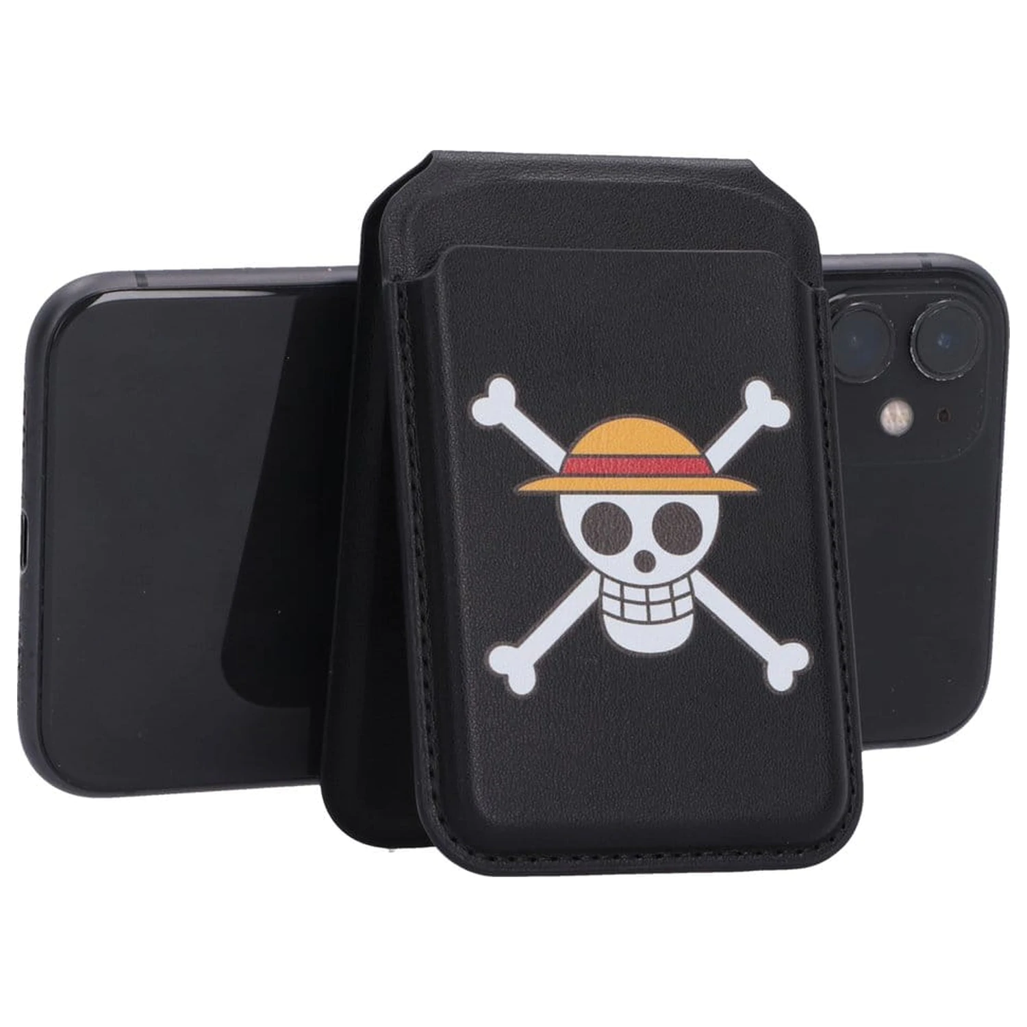 One Piece suport card Luffy Jolly Roger negru 10 cm poza produsului
