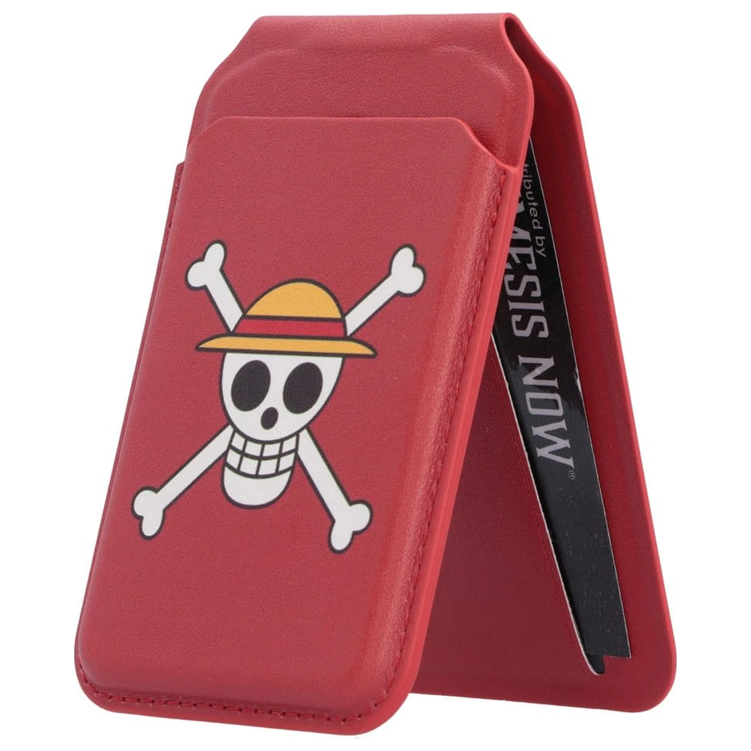 One Piece Suport carduri Luffy Jolly Roger (Roșu) 10 cm poza produsului