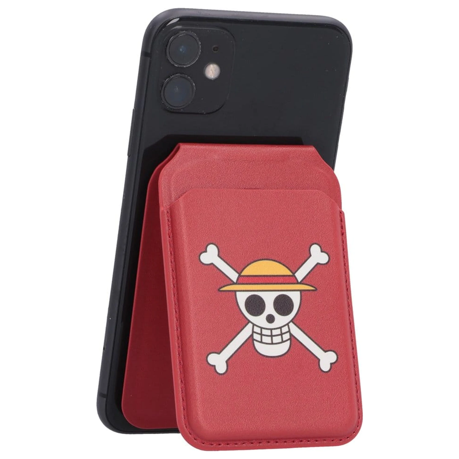 One Piece Suport carduri Luffy Jolly Roger (Roșu) 10 cm poza produsului