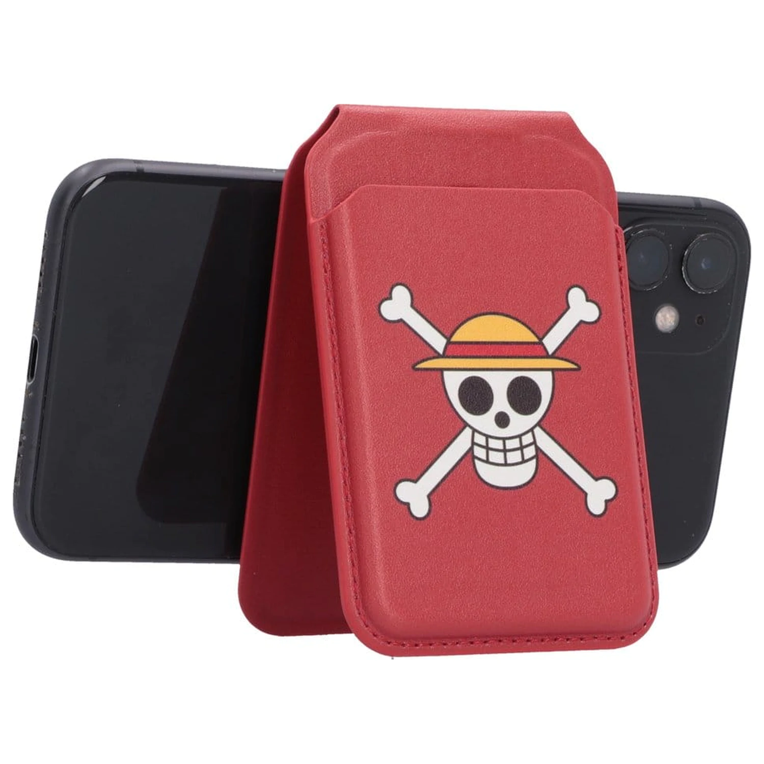 One Piece Suport carduri Luffy Jolly Roger (Roșu) 10 cm poza produsului