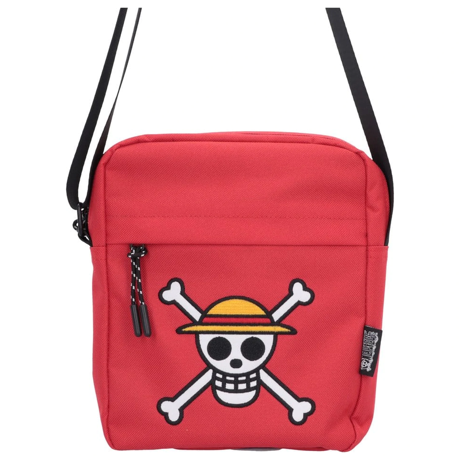 One Piece Geanta crossbody Luffy Jolly Roger (Roșu) 23 cm poza produsului