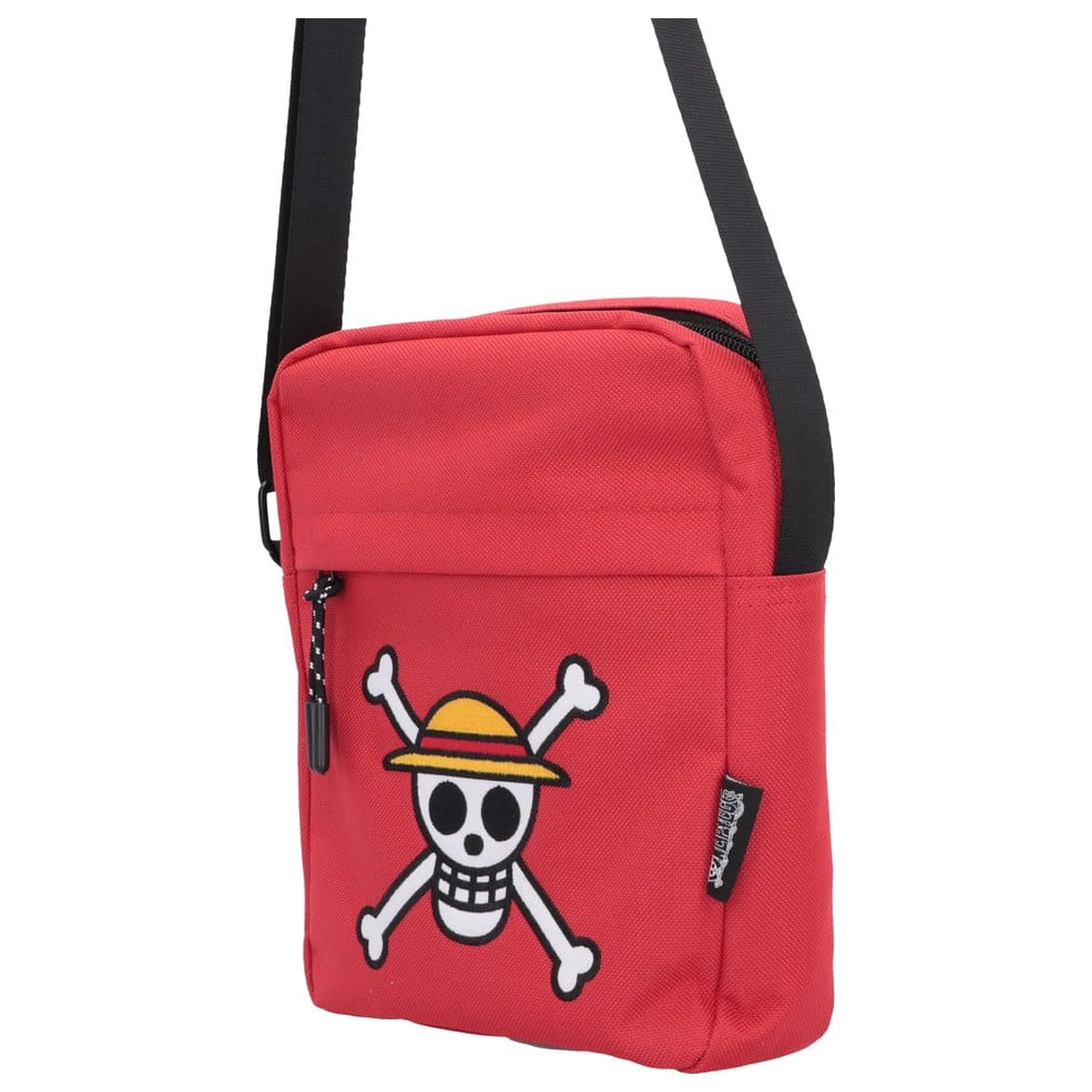 One Piece Geanta crossbody Luffy Jolly Roger (Roșu) 23 cm poza produsului