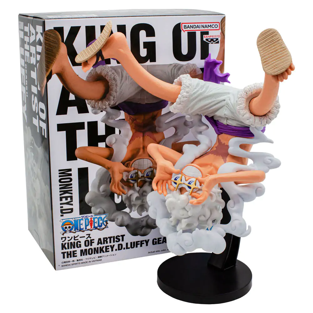 Figurină One Piece King of Artist Monkey D Luffy Gear5 15cm poza produsului